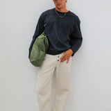 Modern Long Trendy T-Shirt Dark Navy