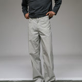 Lightweight Wide Leg Pants Beige