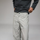 Lightweight Wide Leg Pants Beige