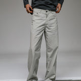 Lightweight Wide Leg Pants Beige