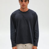Modern Long Trendy T-Shirt Dark Navy