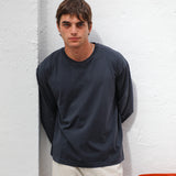 Modern Long Trendy T-Shirt Dark Navy
