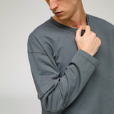 Long Trendy Side Pocket T-Shirt Petrol