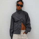 Bomber Jacket Dark Grey