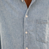 Linen Shirt Denim Stripes