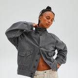 Bomber Jacket Dark Grey