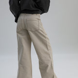 Seams Pocket Pants Beige
