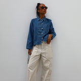 Seams Pocket Pants Beige