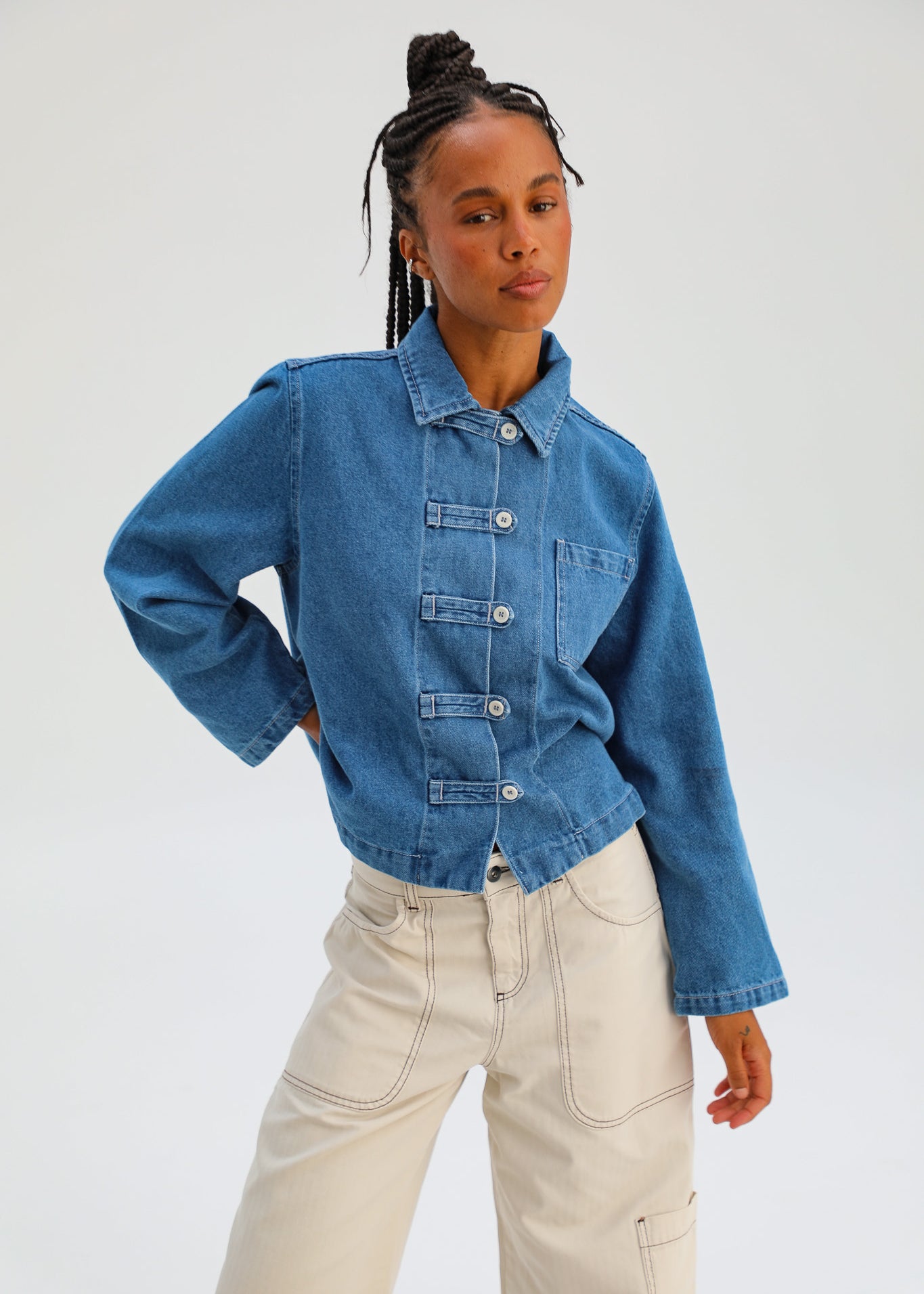 Denim Japanese Jacket