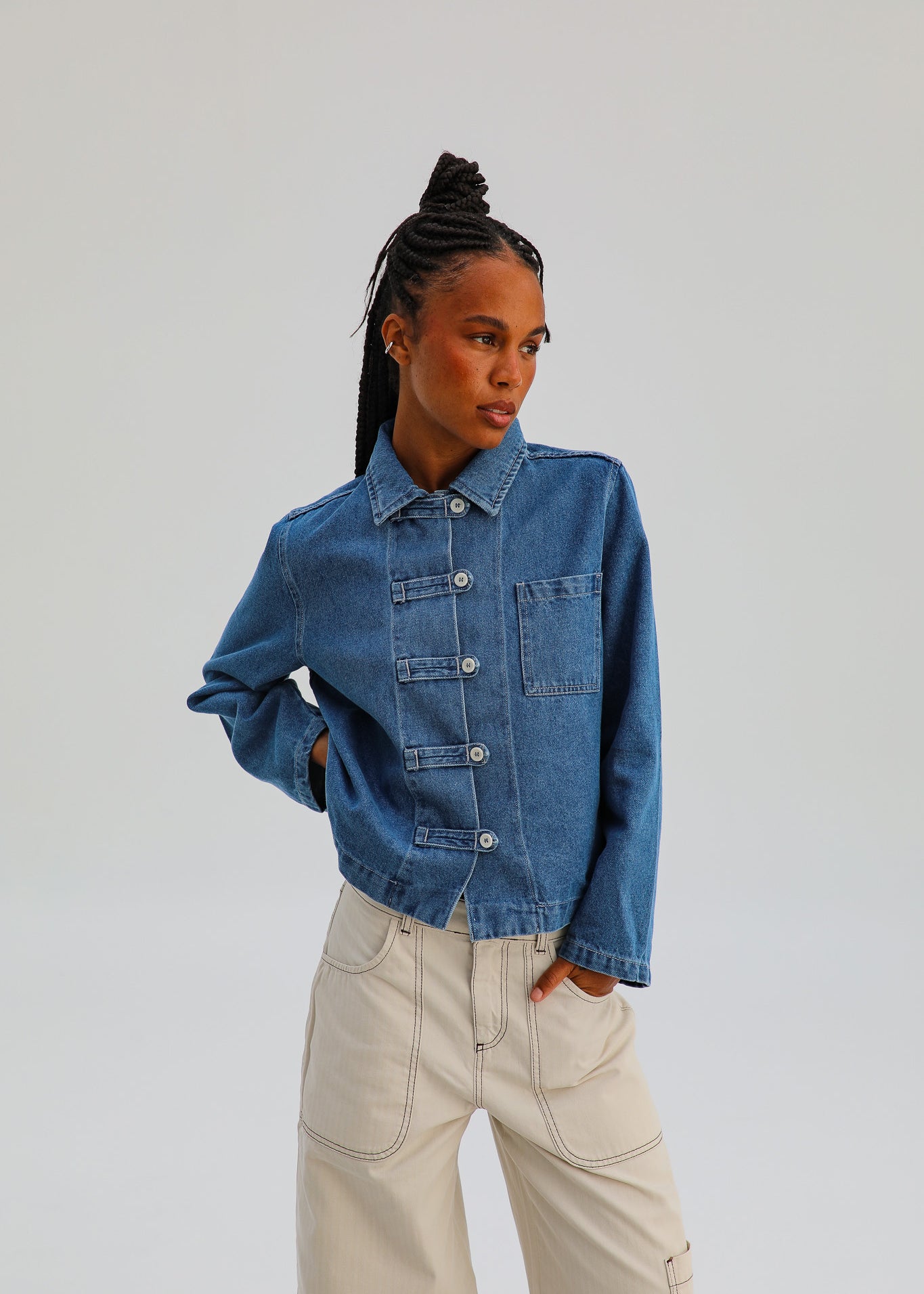 Denim Japanese Jacket