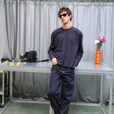 Back Detail Pants Dark Navy