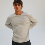 Modern Long Trendy T-Shirt Light Grey