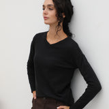 Cozy Long Trendy Black