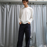 Back Detail Pants Dark Navy