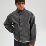 Bomber Jacket Dark Grey