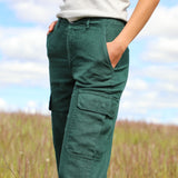 Pocket Linen Pants Green