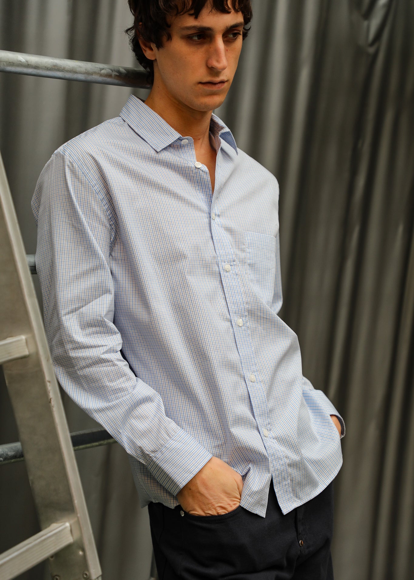 Square Shirt Blue