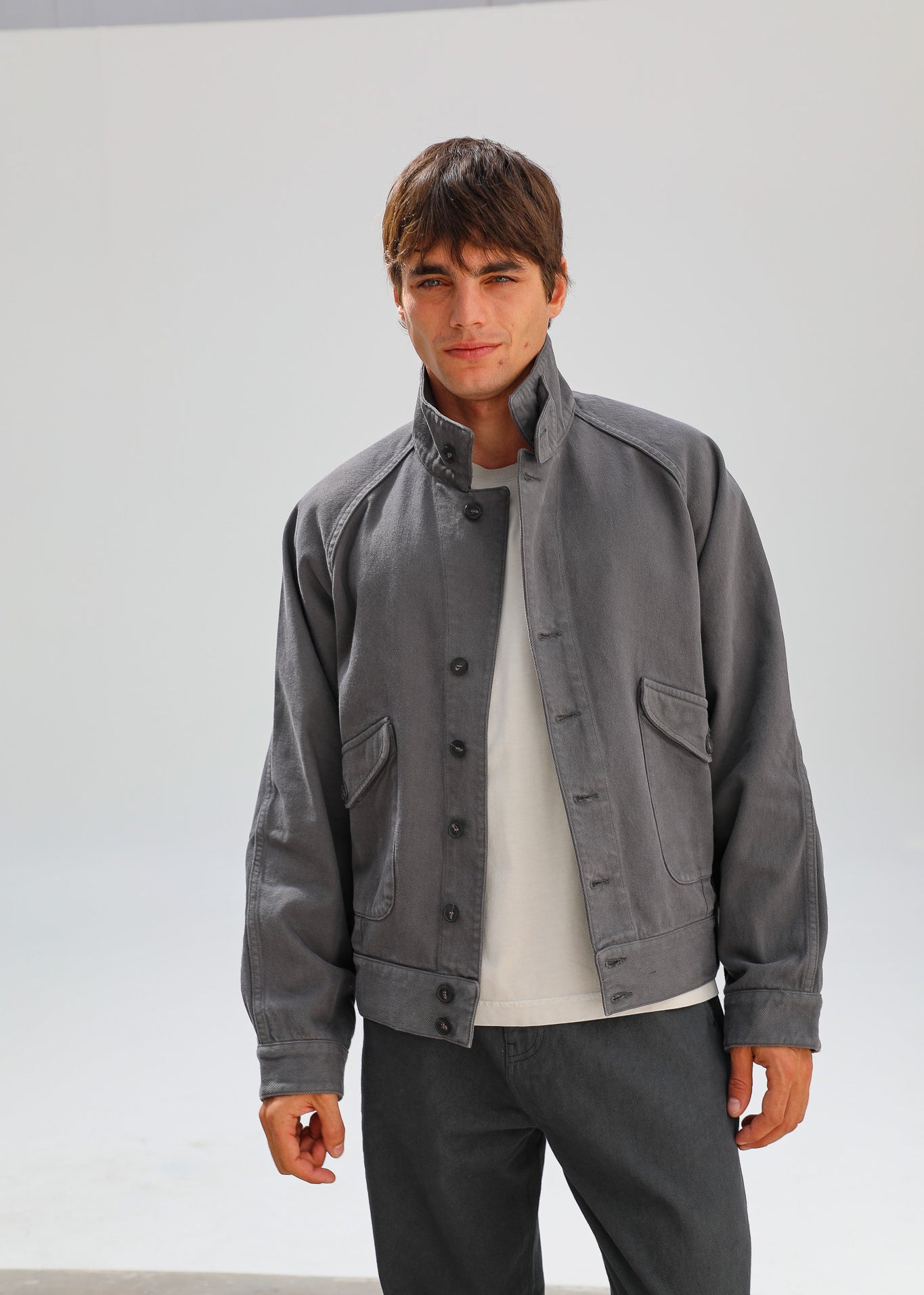Bomber Jacket Dark Grey