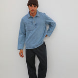 Cool Denim Polo Light Blue