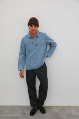Cool Denim Polo Light Blue