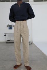 Retro Comfy Linen Pants Grey