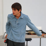 Cool Denim Polo Light Blue