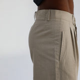 Retro Comfy Linen Pants Grey