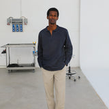 Retro Comfy Linen Pants Grey