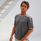 Double Tone Trendy T-Shirt Grey