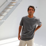 Double Tone Trendy T-Shirt Grey