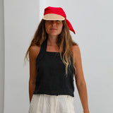 Linen Cap Red