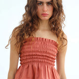 Comfy Linen Top Terracotta