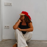 Linen Cap Red