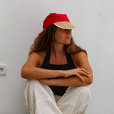 Linen Cap Red