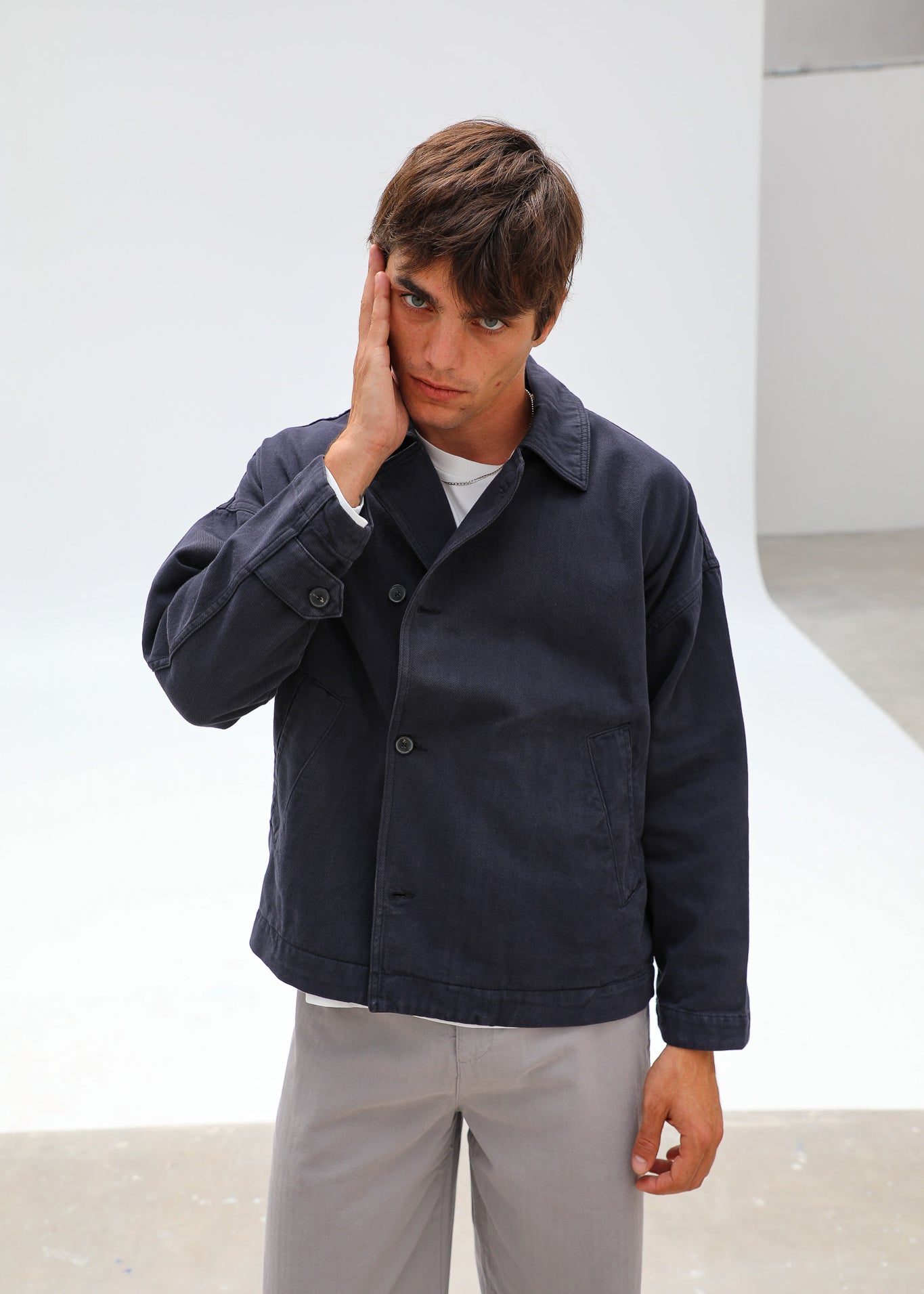 Crossed Jacket Navy