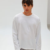 Modern Long Trendy T-Shirt White