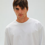 Modern Long Trendy T-Shirt White