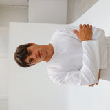 Modern Long Trendy T-Shirt White