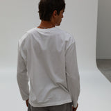 Modern Long Trendy T-Shirt White