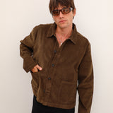 Corduroy Modern Jacket Brown