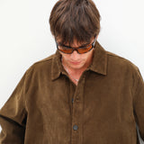 Corduroy Modern Jacket Brown