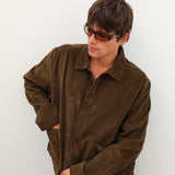 Corduroy Modern Jacket Brown