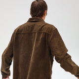 Corduroy Modern Jacket Brown