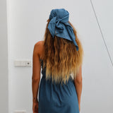 Linen Cap Blue