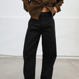 Barrel Comfy Pants Black