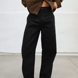 Barrel Comfy Pants Black
