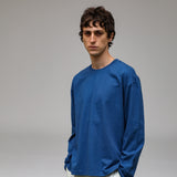 Long Trendy Modern T-Shirt Blue
