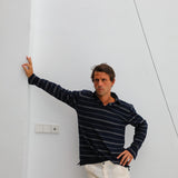Modern Polo Stripes Navy