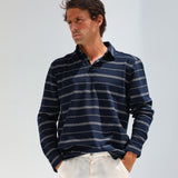 Modern Polo Stripes Navy