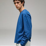 Long Trendy Modern T-Shirt Blue